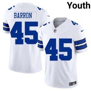 Dem Boys Justin Barron Youth #45 White Limited Jersey 401204-281