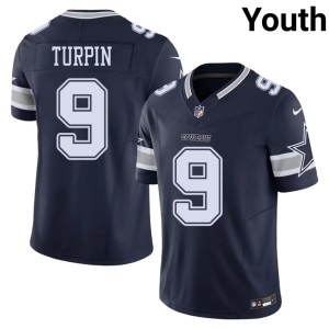 DAL Youth KaVontae Turpin #9 Navy NIL Jerseys 452479-665