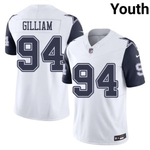 The Pokes Youth Stitched #94 Kelvin Gilliam White Color Rush Jerseys 944341-259