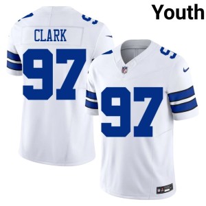DAL Cowboys #97 Youth White 2026 Kenny Clark Jerseys 260534-886