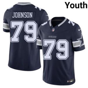 DC #79 Marcellus Johnson Player Youth Navy Jersey 585503-752