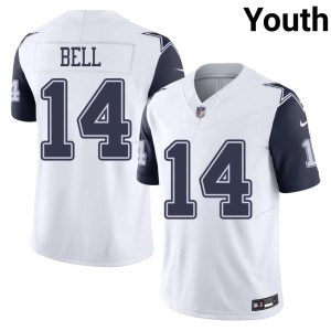 DAL #14 Youth Limited White Markquese Bell Color Rush Jersey 975701-499