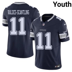 Big D #11 Marquez Valdes-Scantling Limited Navy Youth Jerseys 496807-723