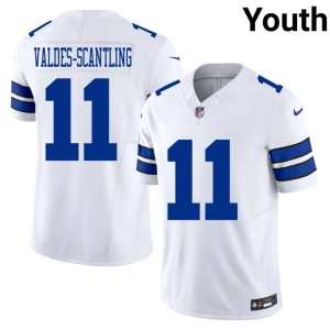 D-Boys Youth White NIL #11 Marquez Valdes-Scantling Jersey 490105-966