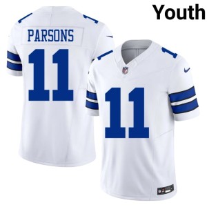 DAL White Youth Micah Parsons #11 Replica Jersey 321045-462