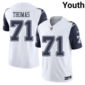 America's Team White Youth Official Color Rush #71 Nate Thomas Jerseys 575717-539