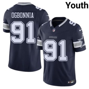 Cowboys Youth Otito Ogbonnia #91 Limited Navy Jersey 434754-328