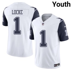 The Pokes #1 P.J. Locke Color Rush Stitched Youth White Jerseys 925060-420