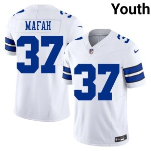 DAL #37 2026-27 Youth Phil Mafah White Jerseys 729744-671