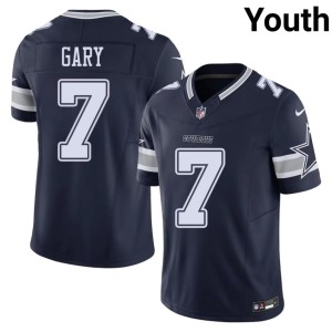 DC Rashan Gary Youth Navy NIL #7 Jersey 574138-603