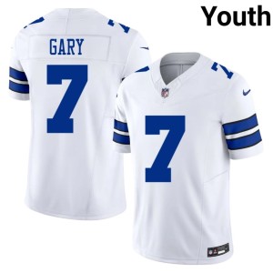 Dallas #7 Youth White Football Rashan Gary Jerseys 845791-327