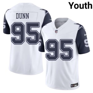 The Pokes Color Rush Embroidery Tommy Dunn Youth #95 White Jerseys 483575-122