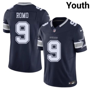 Cowboys Nation Navy Game #9 Tony Romo Youth Jerseys 591418-409