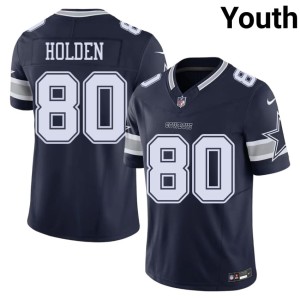 DC Youth Navy Game Traeshon Holden #80 Jerseys 672681-653