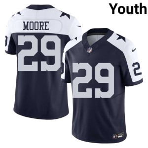 Cowboys Nation 2026 #29 Youth Navy Devin Moore Alternate Jersey 630233-171