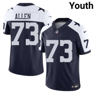 Lone Star Cowboys Youth Navy NFL Alternate #73 Larry Allen Jerseys 452134-210