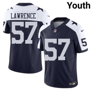 America's Team Malachi Lawrence #57 Alternate Stitched Youth Navy Jersey 918205-655