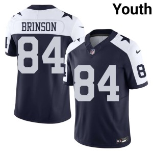 The Pokes Alternate Football #84 Romello Brinson Navy Youth Jersey 256875-414